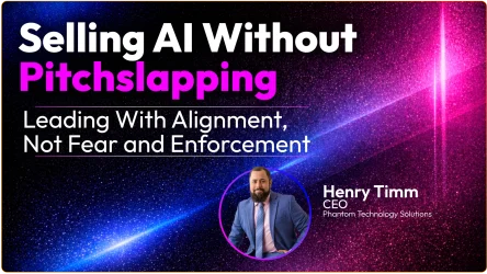 Henry Timm - selling AI without pitchslapping